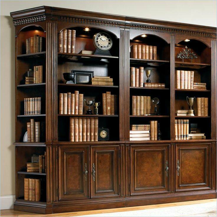 کتابخانه کلاسیک روکش ممبران طرح چوب