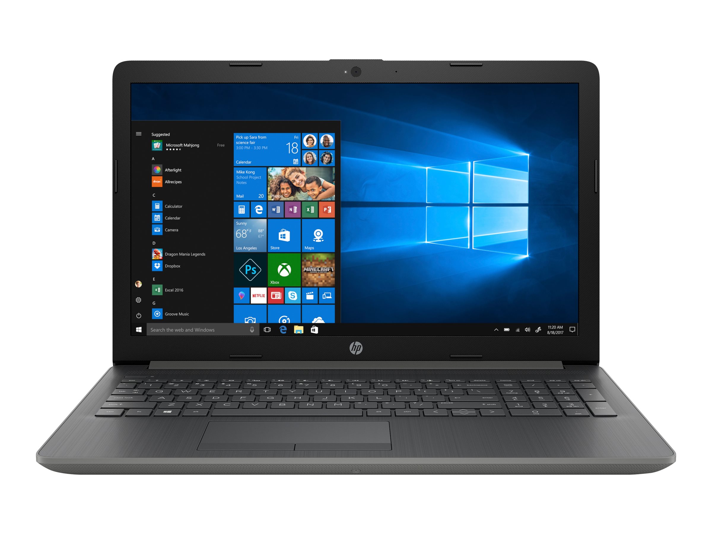 استوک Hp notebook 15-da0079nr core i7 7th /8 /256