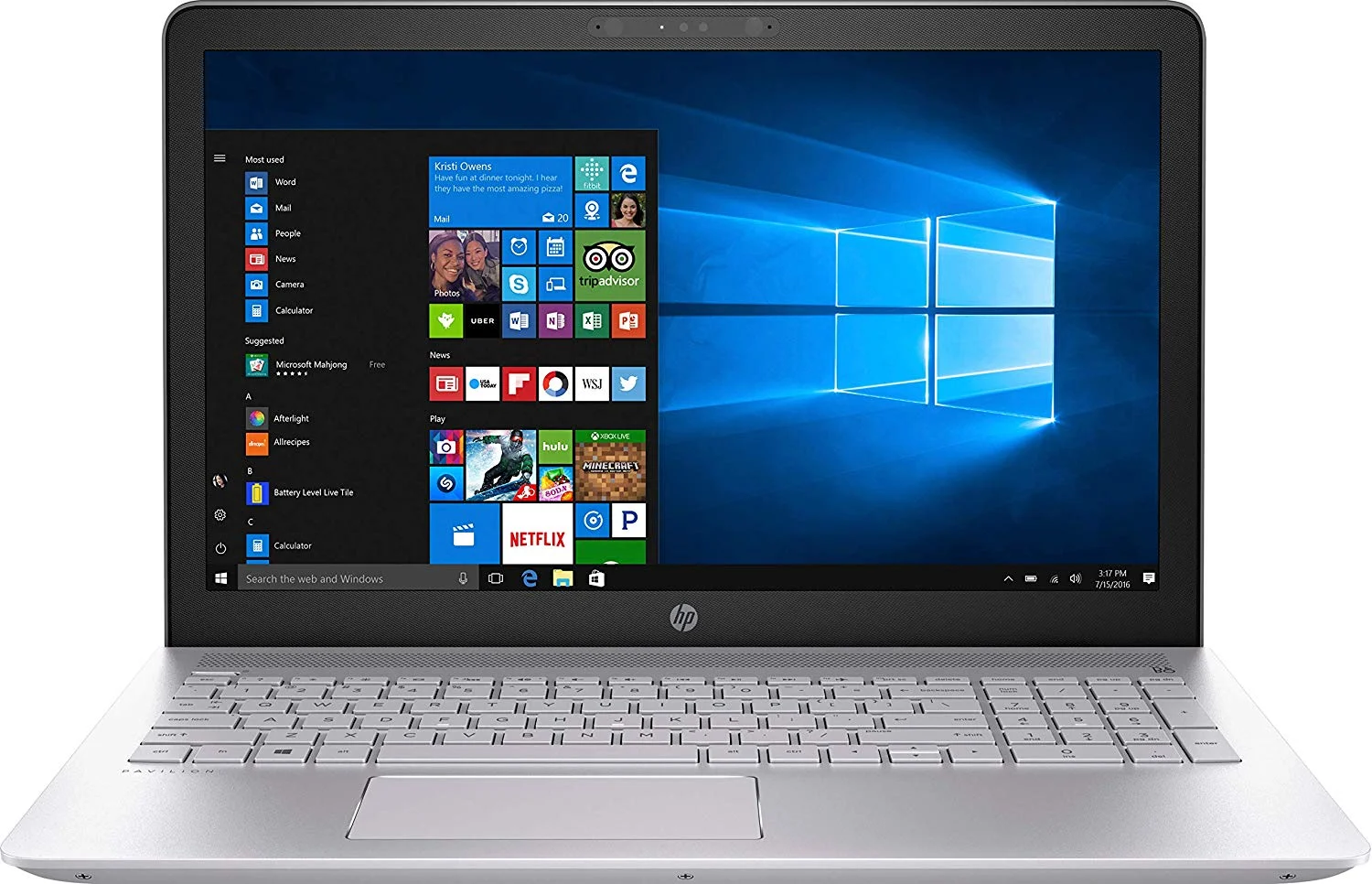استوک Hp pavilion 15-cc610ms core i5 8th /8 /256 touch