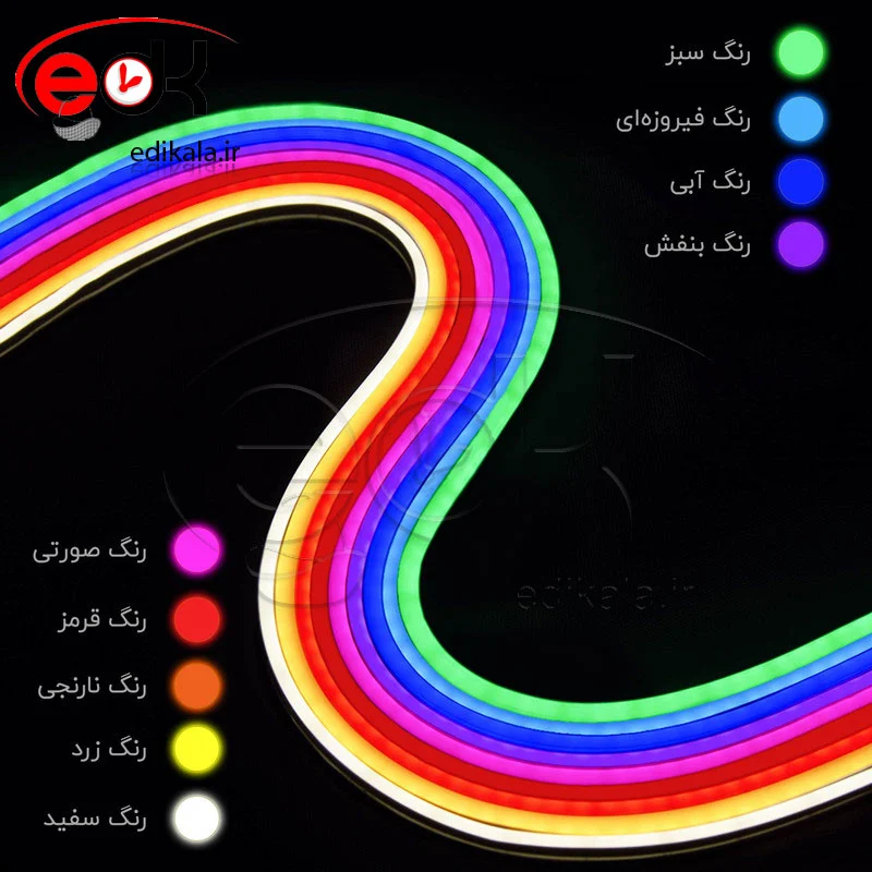 تابلو نئون طرح دیسک و صفحه ترمز شماره 2 در ابعاد مختلف +آداپتور+ فایل لایه باز — تصویر ۴