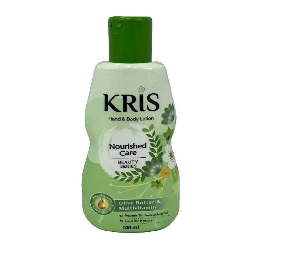 لوسیون بدن و دست کریس (KRIS) مدل روغن زیتون (Olive Butter) حجم 100 میل — تصویر ۲