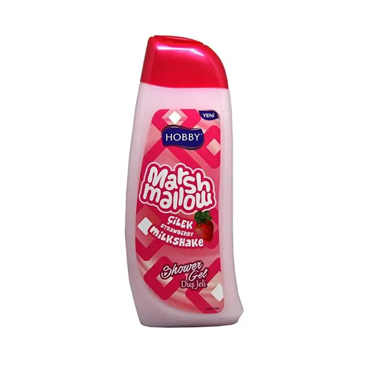 امپو بدن هوبی مدل Marshmallow حاوی عصاره توت فرنگی ۵۰۰ میل — تصویر ۲
