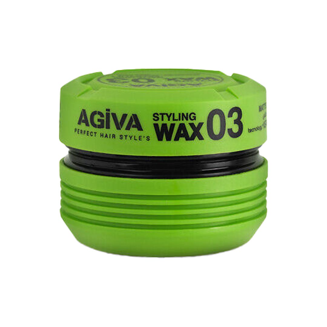 واکس مو agiva 03 سبز مدل Matte Look حجم 175 میلی — تصویر ۲