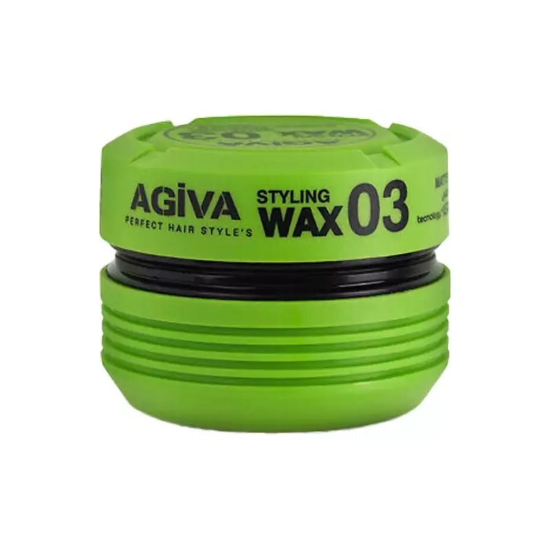 واکس مو agiva 03 سبز مدل Matte Look حجم 175 میلی — تصویر ۳