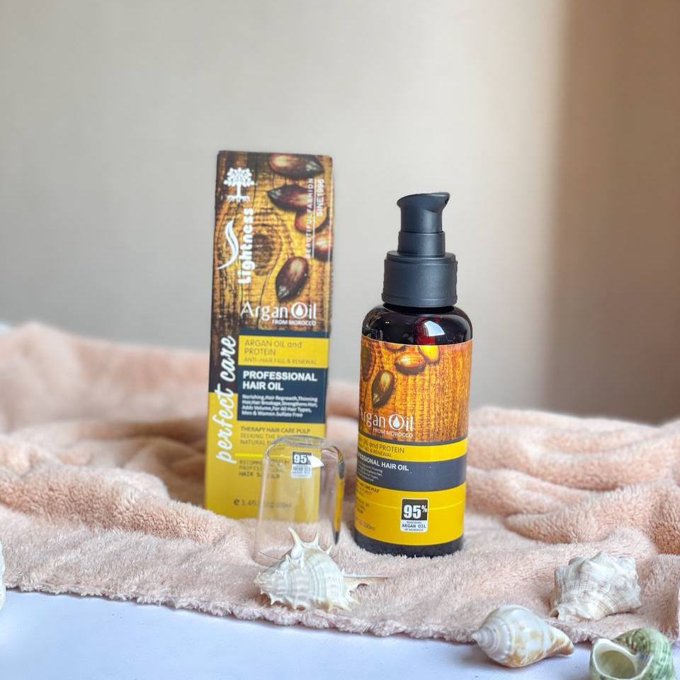 روغن آرگان لایتنس بدون سولفات حجم ۱۰۰ میلی لیتر — تصویر ۳