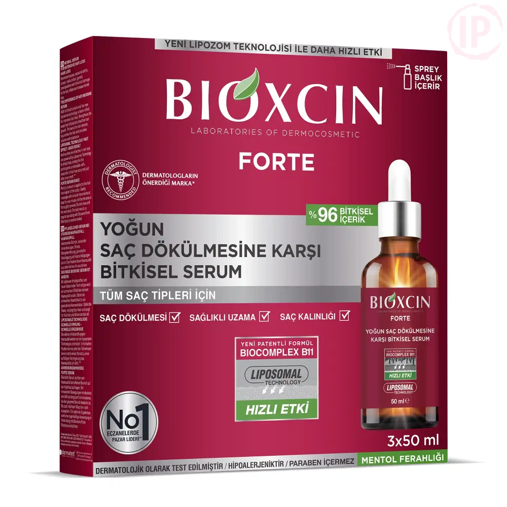 سرم ضد ریزش بیوکسین مدل FORTE بسته 3 عددی — تصویر ۳