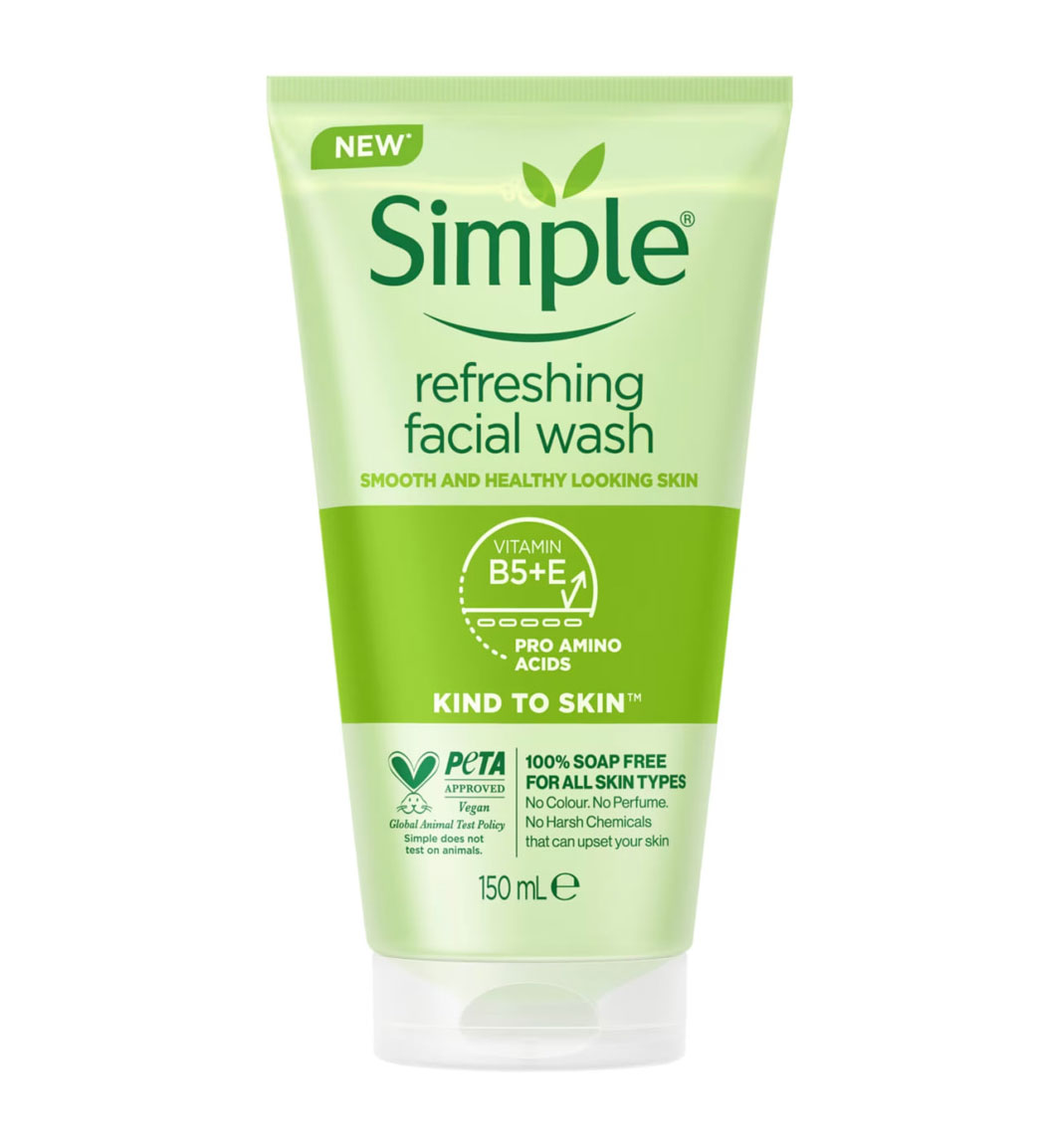ژل شستشوی طراوت بخش سیمپل مدل refreshing