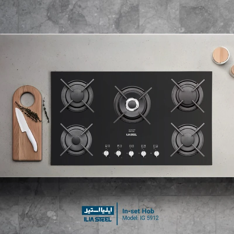 اجاق گاز ایلیا استیل مدل IG 5912 — تصویر ۶