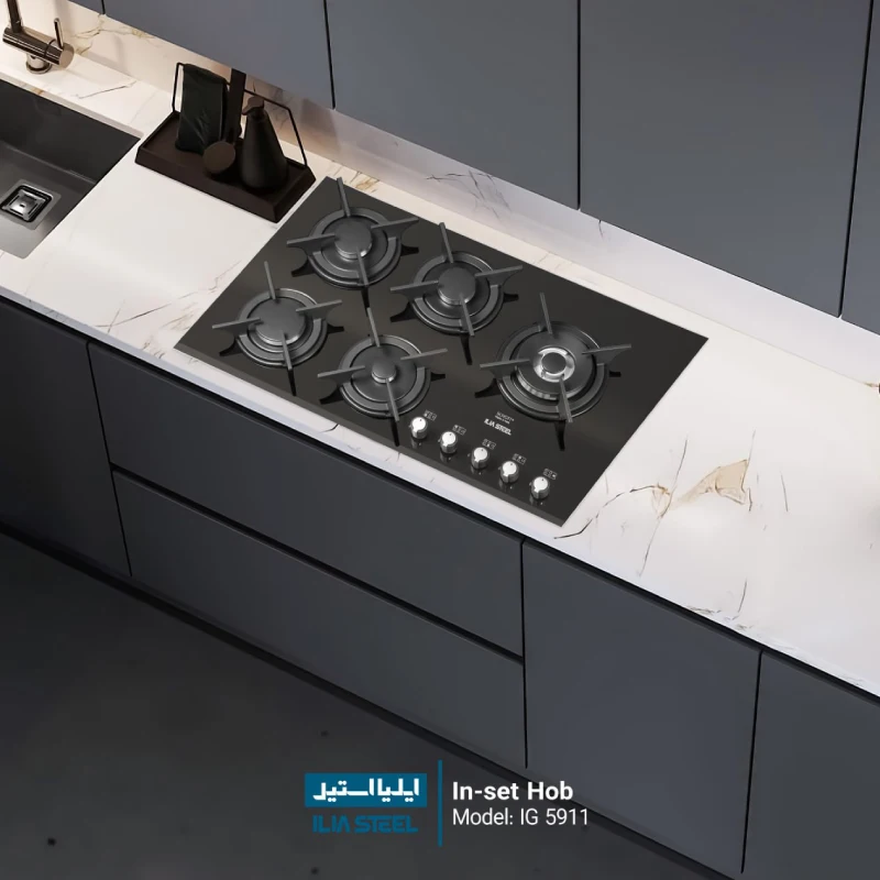 اجاق گاز ایلیا استیل مدل IG 5911 — تصویر ۴