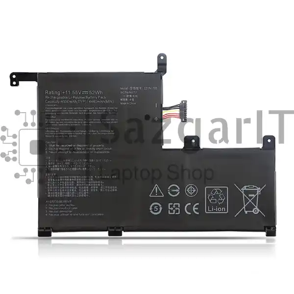 باطری لپ تاپ ایسوس Battery ASUS C31N1703