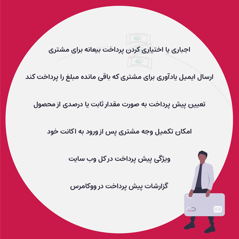 افزونه پیش پرداخت ووکامرس | WooCommerce Deposits — تصویر ۳