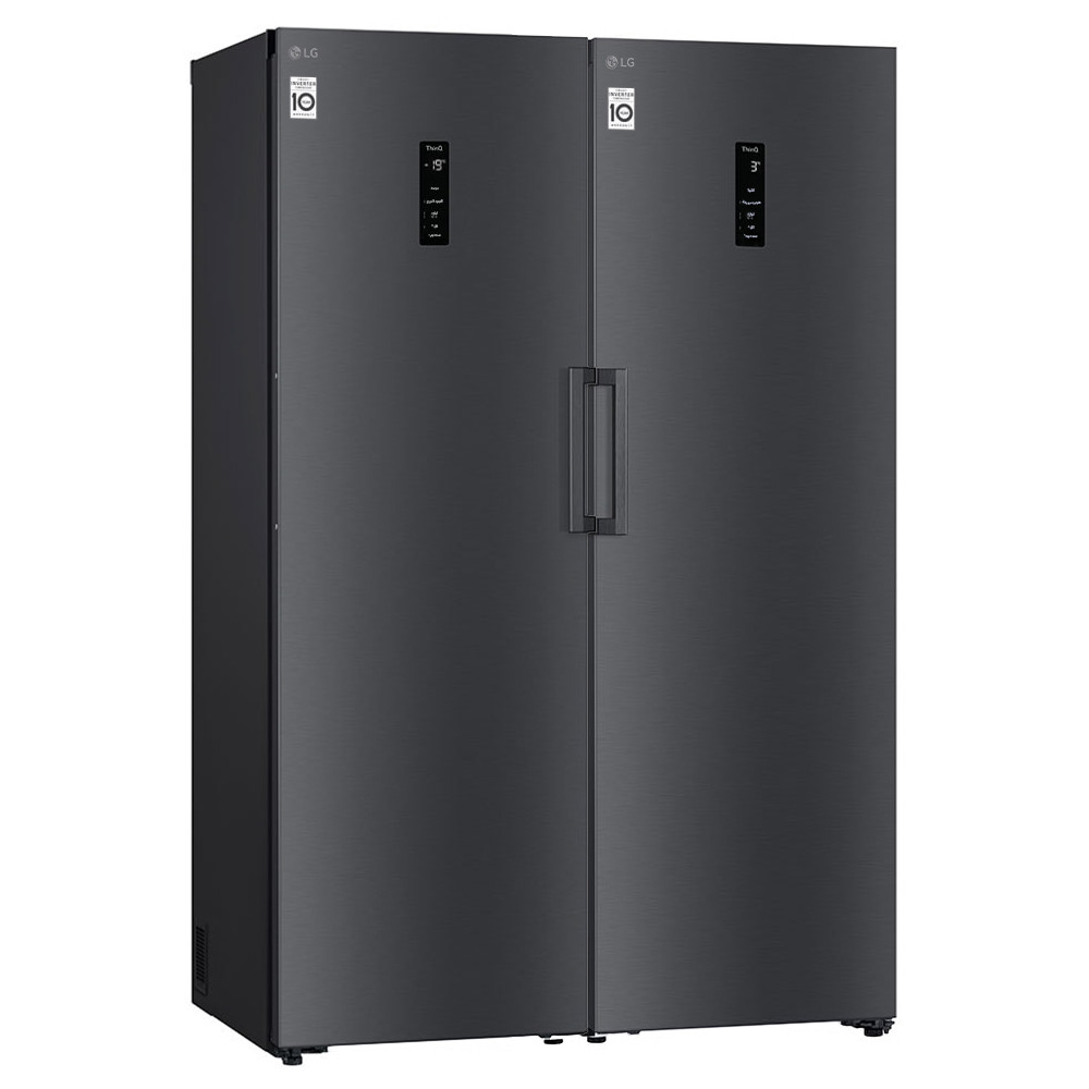 یخچال و فریزر دوقلو ال جی رنگ دودی GC-B511EADM و GC-B514EAFM — تصویر ۴