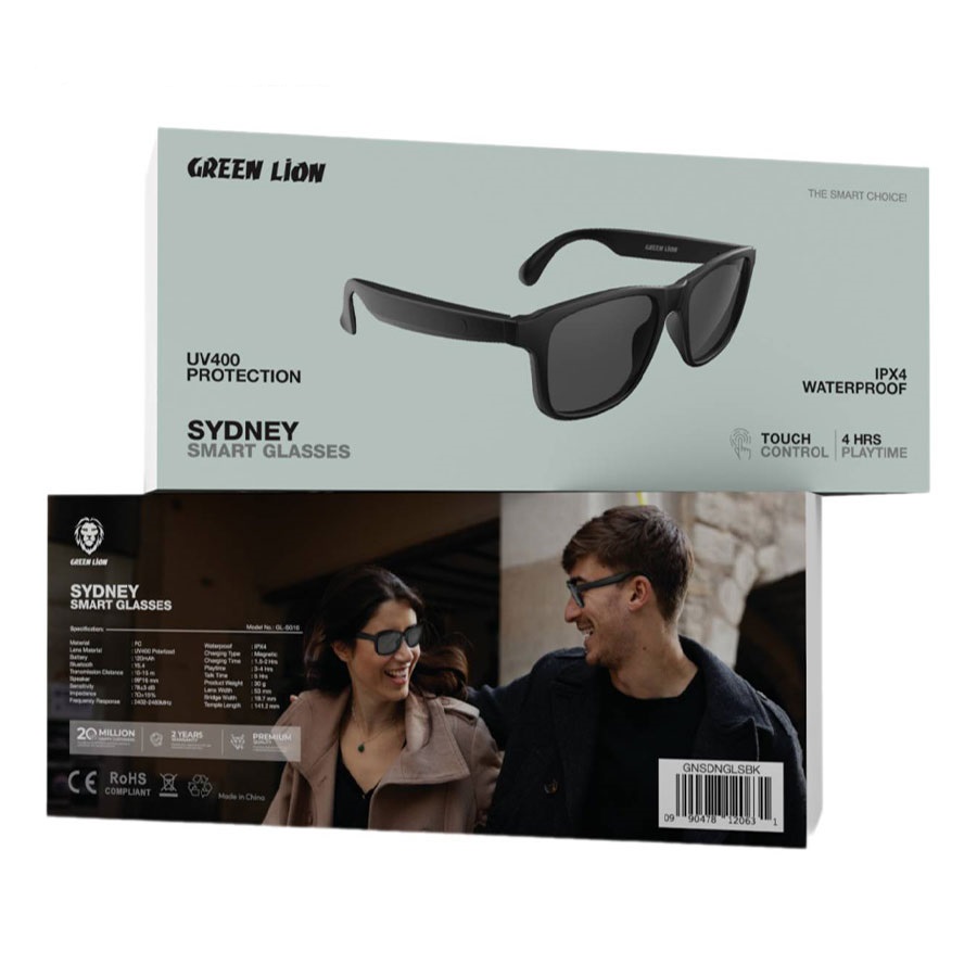 عینک هوشمند گرین لاین Green Lion Sydney Smart Glasses GL-SG10 — تصویر ۳