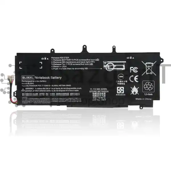 باتری لپ تاپ اچ پی مدل Battery HP EliteBook Folio 1040 G1 BL06XL