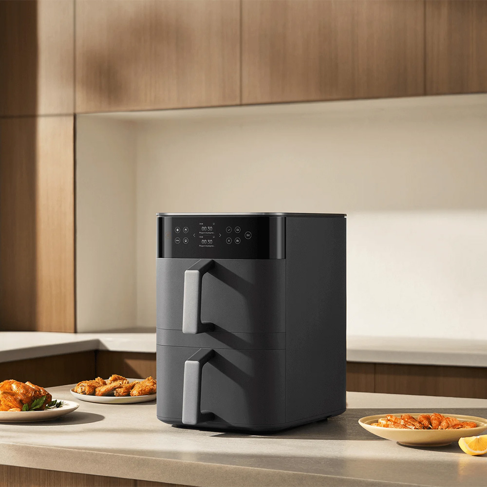 سرخ کن بدون روغن 12 لیتری هوشمند شیائومی مدل Xiaomi Smart Double Stack Air Fryer 12L MAF-DS1201 — تصویر ۶