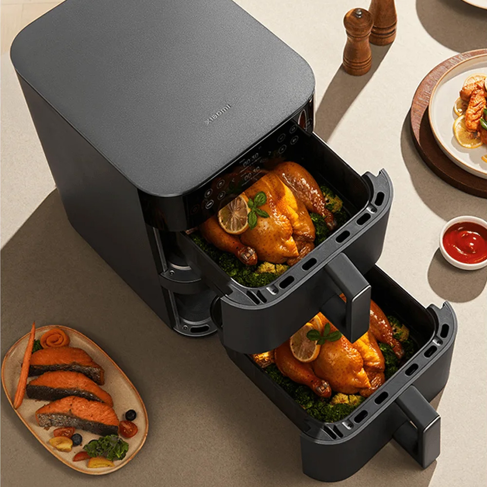 سرخ کن بدون روغن 12 لیتری هوشمند شیائومی مدل Xiaomi Smart Double Stack Air Fryer 12L MAF-DS1201 — تصویر ۸