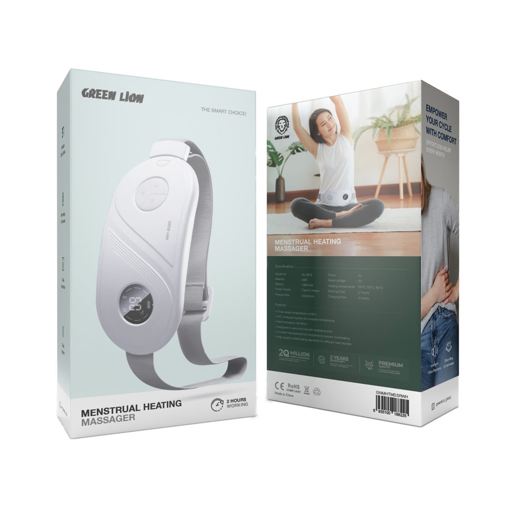 ماساژور و پد گرم‌کننده بانوان گرین لاین (Green Lion Menstrual Heating Massager GL-MH5) — تصویر ۸