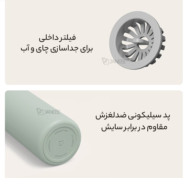 فلاسک شیائومی مدل MJKDB01PL ظرفیت ۳۵۰ میلی‌لیتر — تصویر ۴