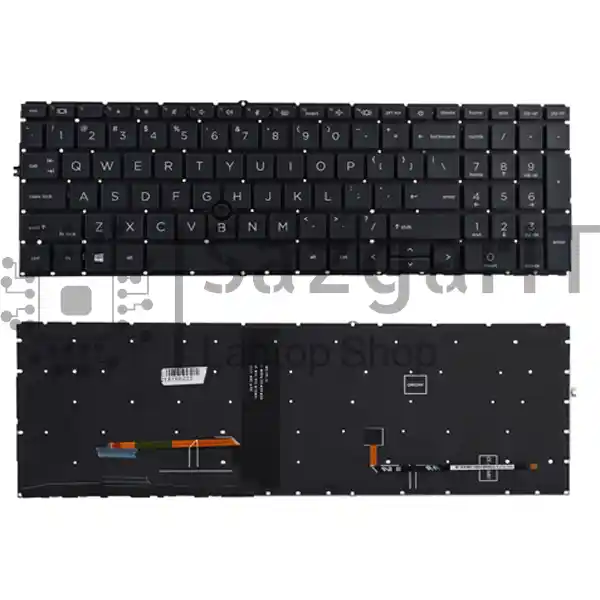 کیبرد لپ تاپ اچ پی Keyboard Laptop ZBOOK 15-G7 HP — تصویر ۲