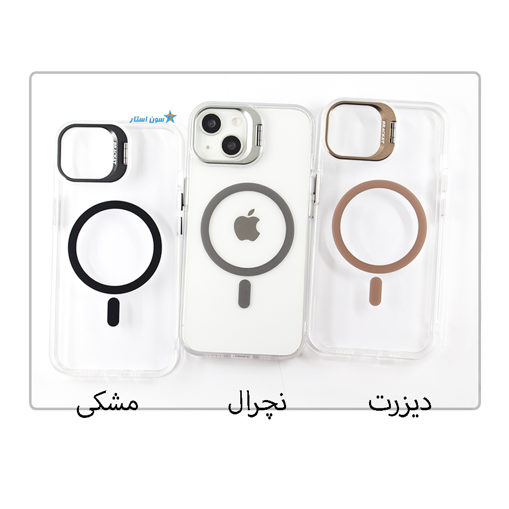 قاب طلقی استند دار آیفون 12 — تصویر ۴