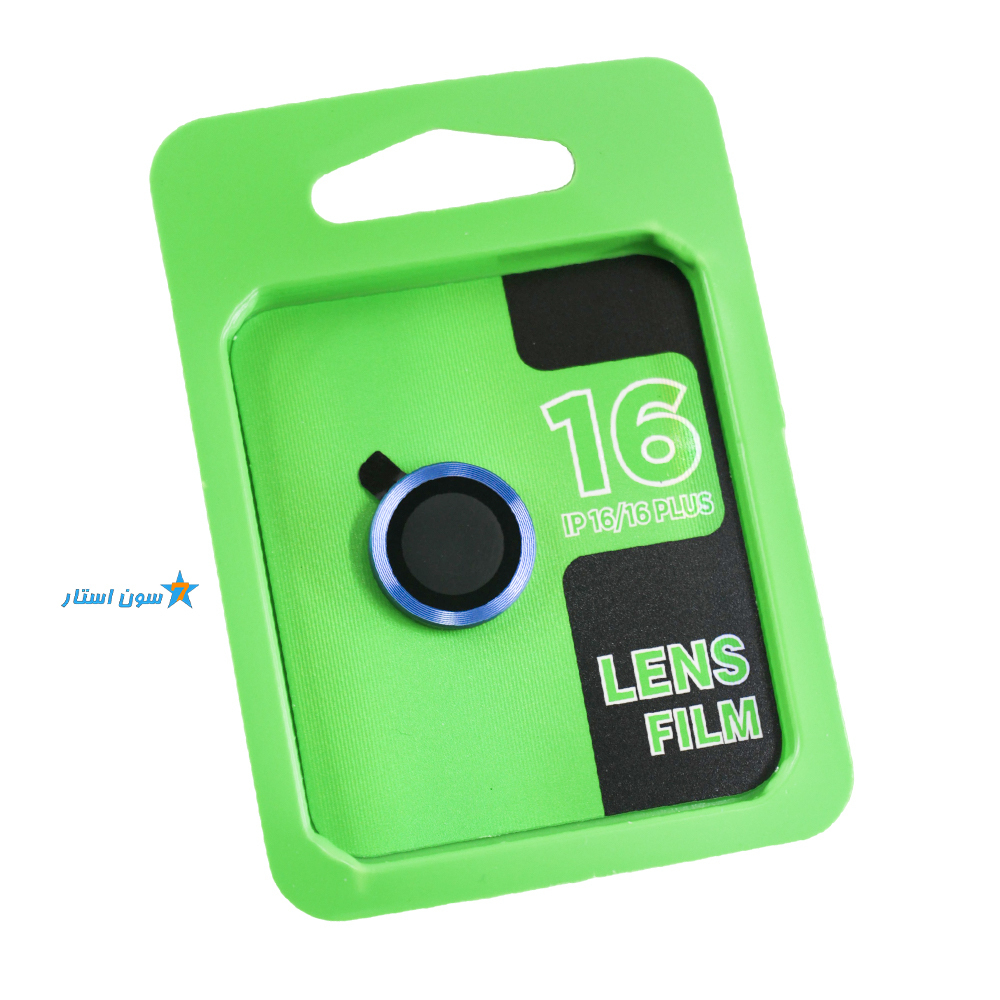 محافظ لنز رینگی ساده آیفون 16 برند LENS FILM — تصویر ۳