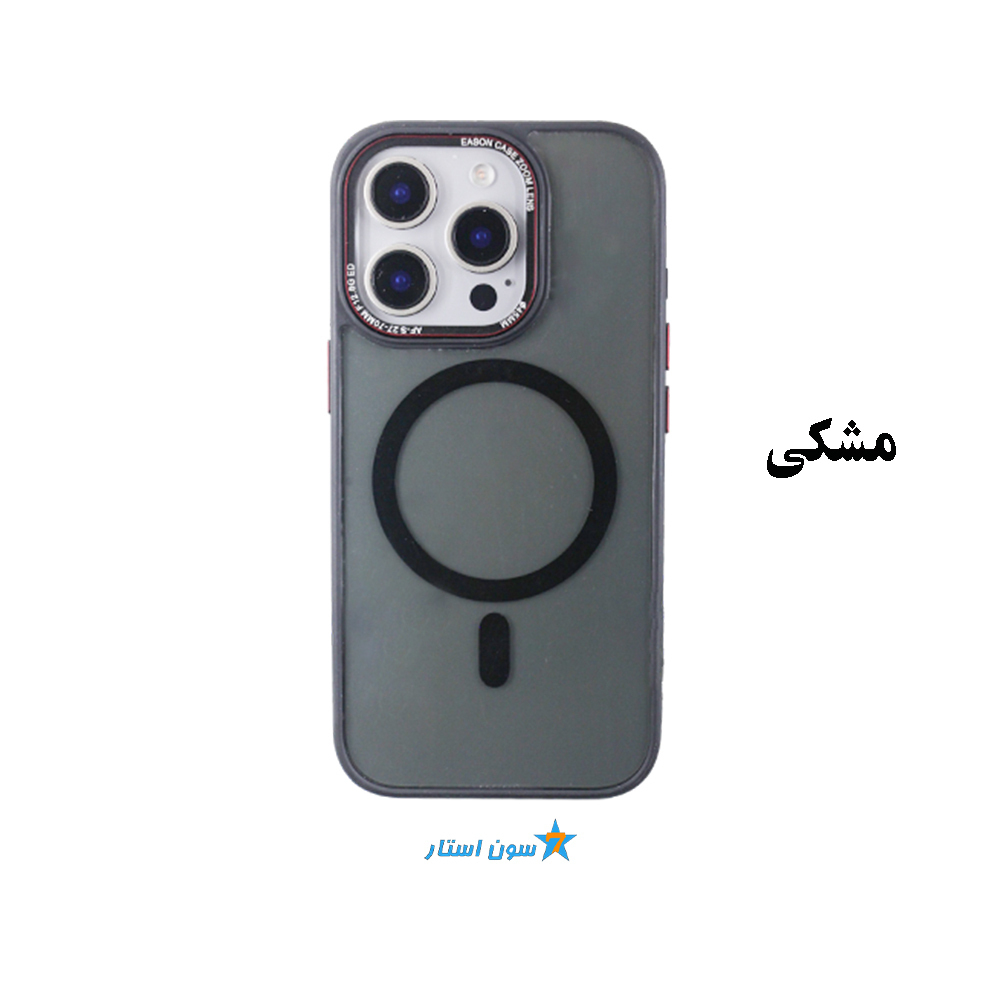 قاب طلقی مگسیف دار دور سیلیکونی آیفون 16PRO — تصویر ۳