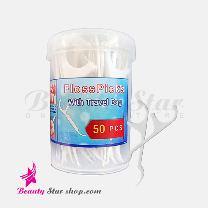خلال دندان و نخ دندان کمانی بسته 50 عددی