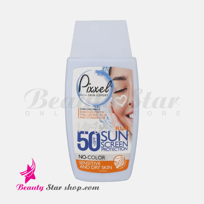 کرم ضد آفتاب پیکسل با SPF 50 مناسب پوست‌های خشک و حساس حجم 50 میلی لیتر