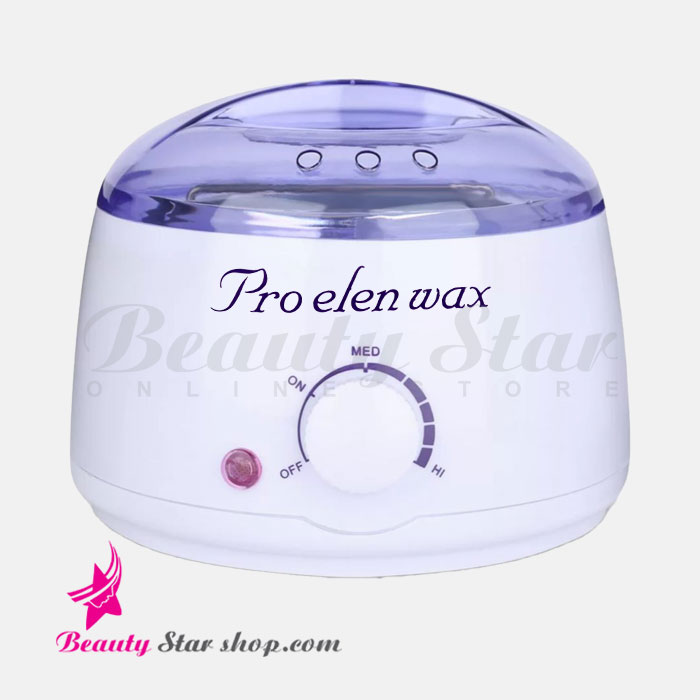 دستگاه وکس گرم کن لکسی لس مدل Pro Elen Wax به همراه قابلمه یدک سیلیکونی — تصویر ۲