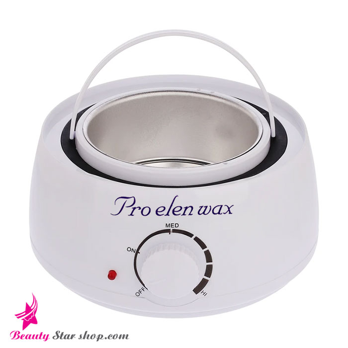 دستگاه وکس گرم کن لکسی لس مدل Pro Elen Wax به همراه قابلمه یدک سیلیکونی — تصویر ۴