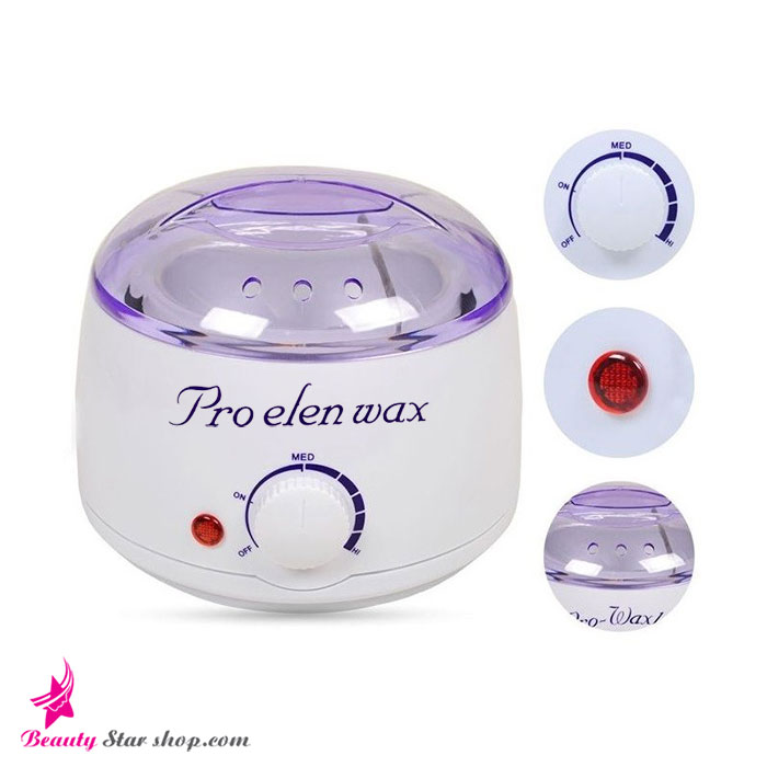 دستگاه وکس گرم کن لکسی لس مدل Pro Elen Wax به همراه قابلمه یدک سیلیکونی — تصویر ۶