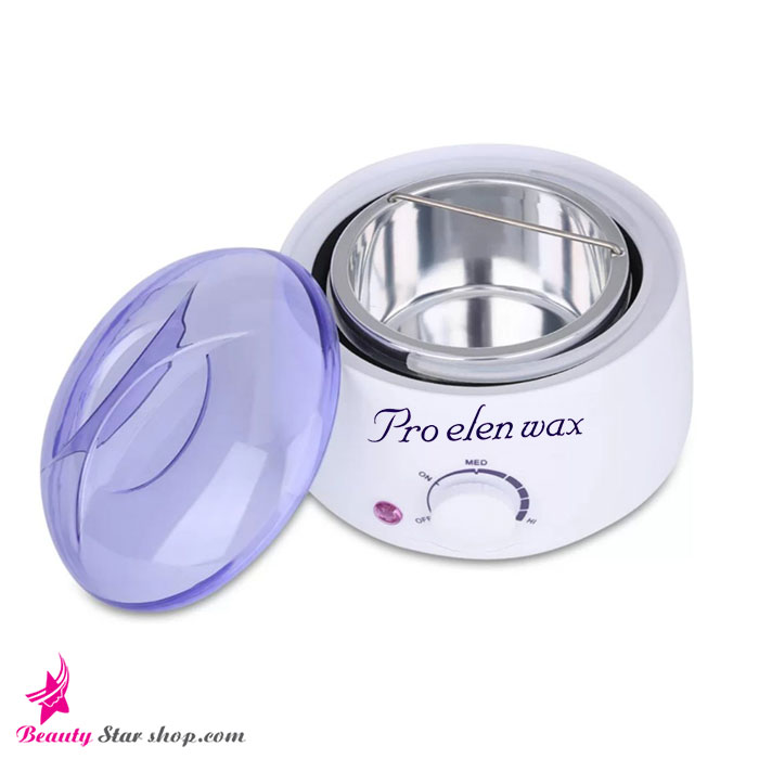 دستگاه وکس گرم کن لکسی لس مدل Pro Elen Wax به همراه قابلمه یدک سیلیکونی — تصویر ۷