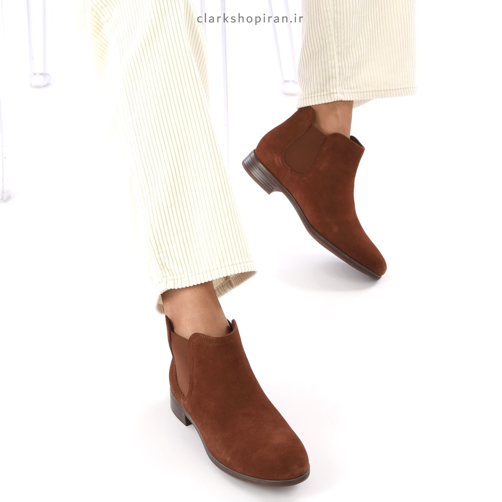بوت زنانه چرم جیر CS-261747694030 — تصویر ۶