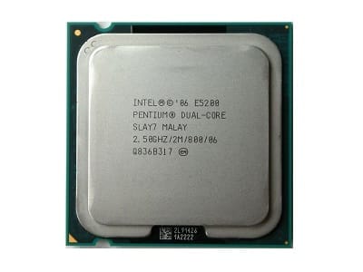 پردازنده کامپیوتر اینتل E5200 Pentium استوک — تصویر ۳