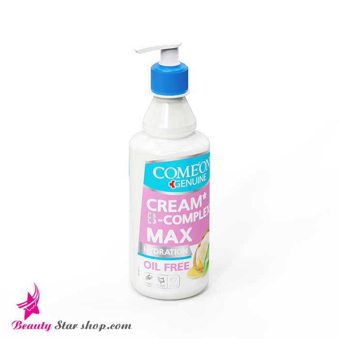 کرم مرطوب کننده آرگان پمپی کامان مدل B-Complex مناسب پوست چرب و مختلط حجم 200 میلی لیتر — تصویر ۴