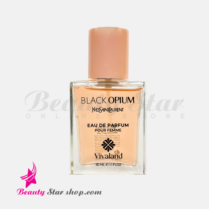 ادو پرفیوم ویوالند مدل ایو سن لورن بلک اپیوم (Yves Saint Laurent Black opium) حجم 30 میلی لیتر — تصویر ۲