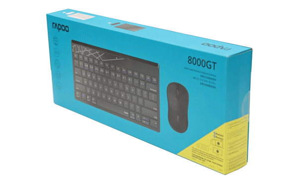 کیبورد و ماوس بی سیم رپو مدل 8000GT Multi Mode — تصویر ۳