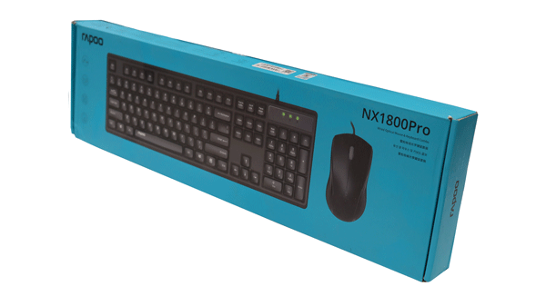 کیبورد و ماوس باسیم مدل nx1800 pro Rapoo — تصویر ۳