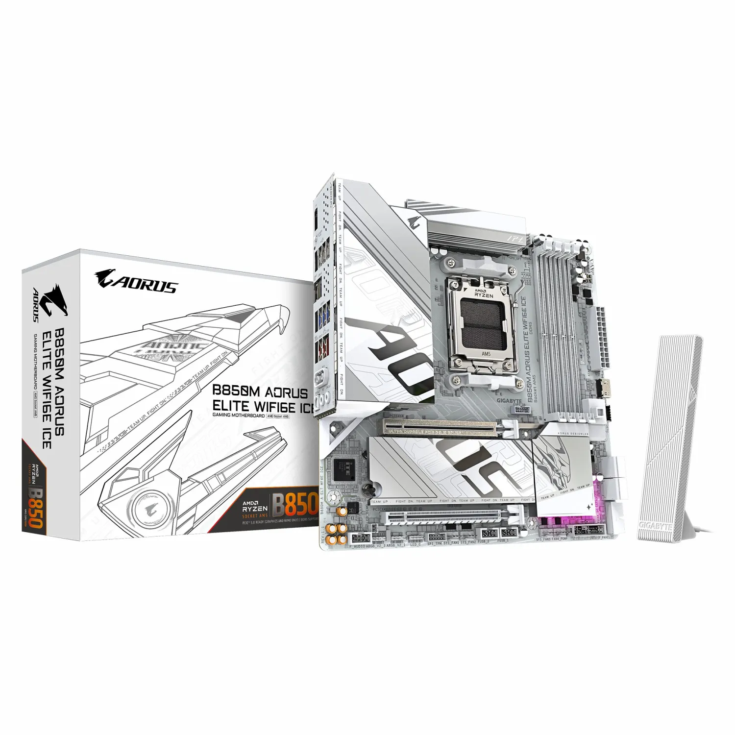 مادربرد گیگابایت B850M AORUS ELITE WIFI6E ICE