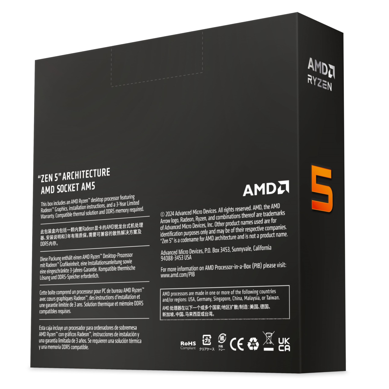 پردازنده AMD Ryzen 5 9600X — تصویر ۶