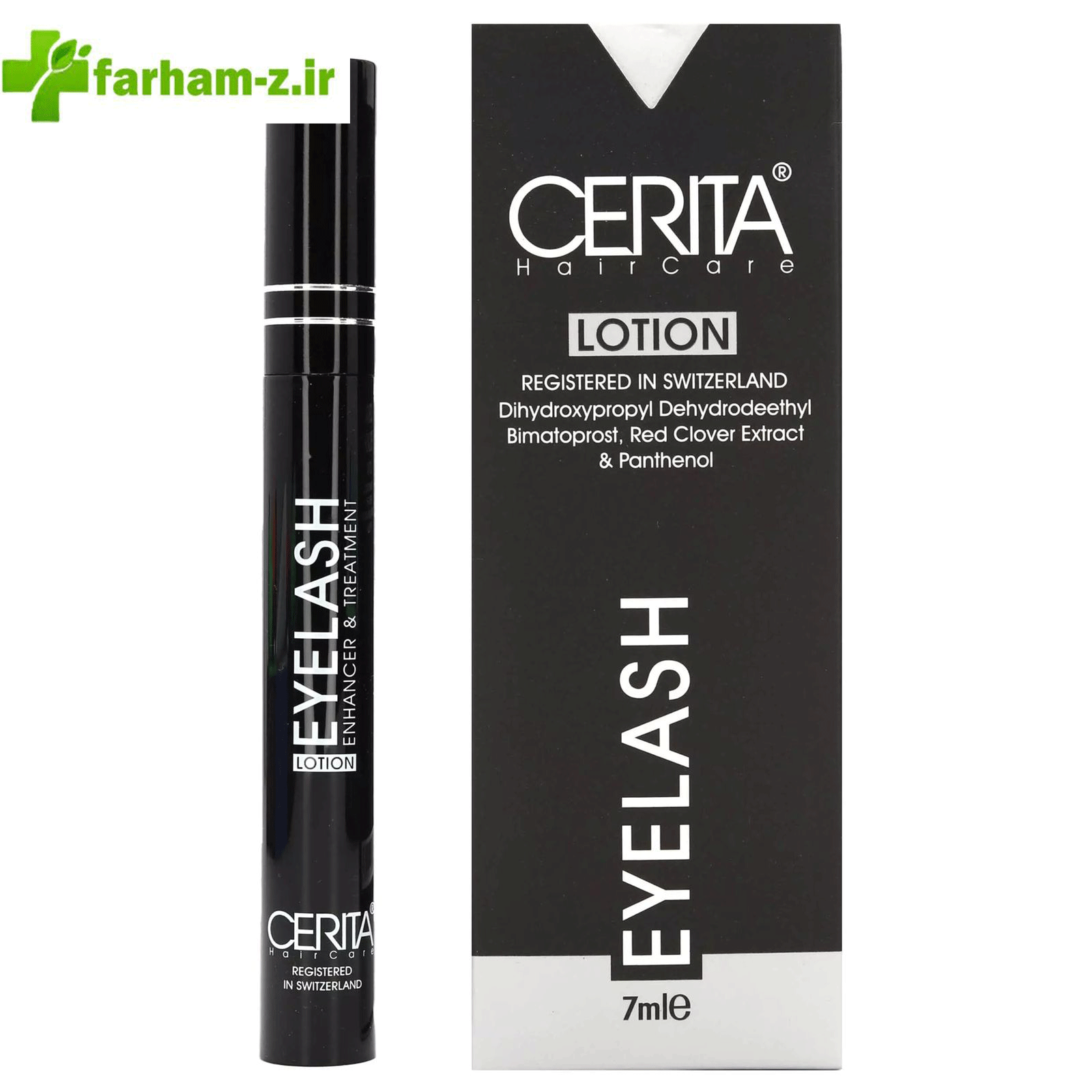 محلول تقویت کننده مژه سریتا مدل Eyelash Lotion — تصویر ۲