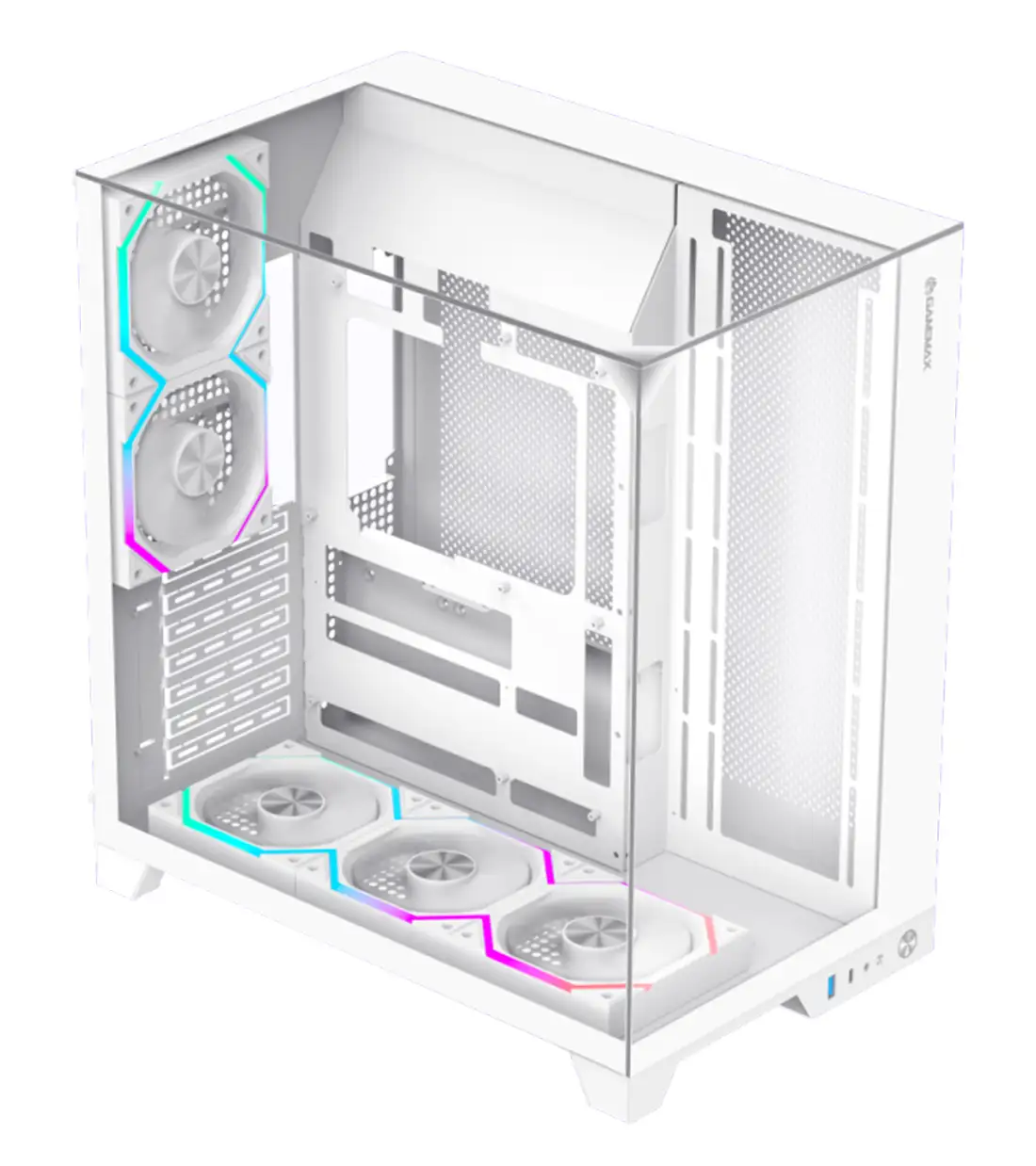 کیس گیمینگ گیم مکس Infinity Pro White — تصویر ۳