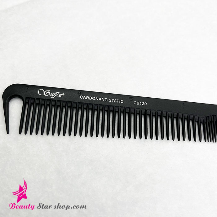 شانه کوتاهی کربن آنتی استاتیک باریک سافیکس مدل CB129 — تصویر ۳