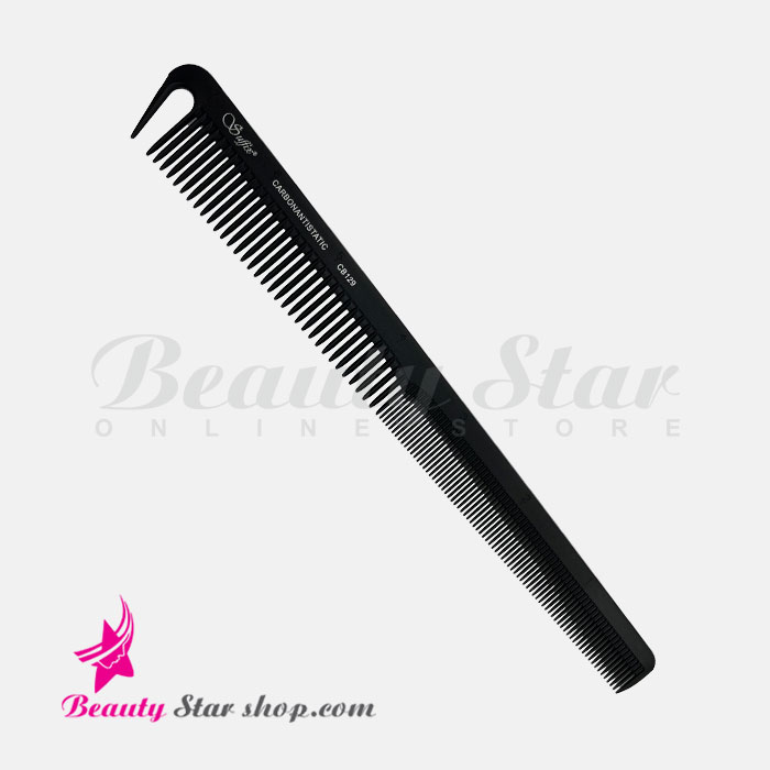 شانه کوتاهی کربن آنتی استاتیک باریک سافیکس مدل CB129