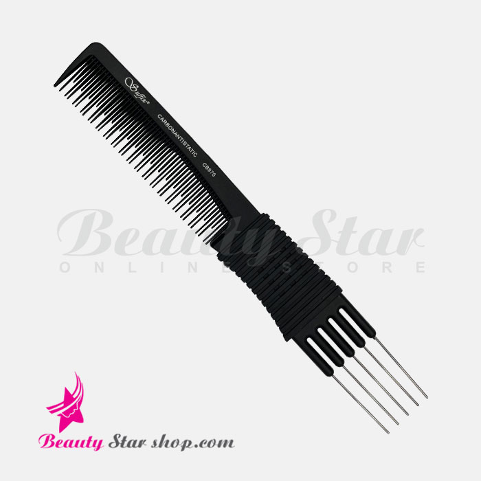 شانه 5 شاخه کربن آنتی استاتیک سافیکس مدل CB970 — تصویر ۲