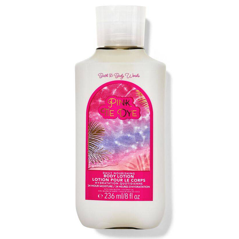 لوسیون بدن بث اند بادی ورکس مدلpink tie dye — تصویر ۳