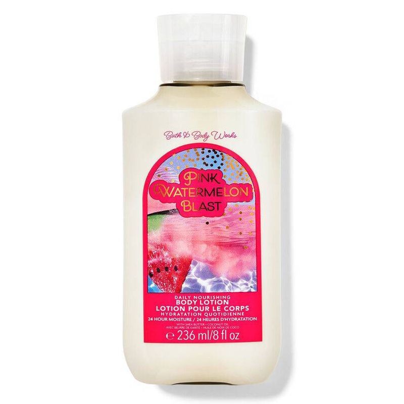 لوسیون بدن بث اند بادی ورکس مدل Pink Watermelon Blast — تصویر ۲