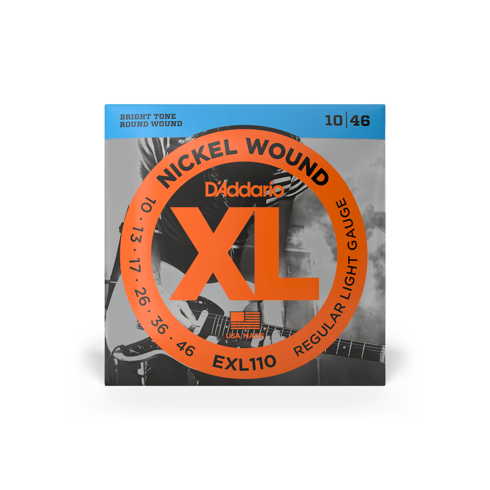 سیم گیتار الکتریک Daddario مدل EXL110 Regular Light اصلی — تصویر ۳