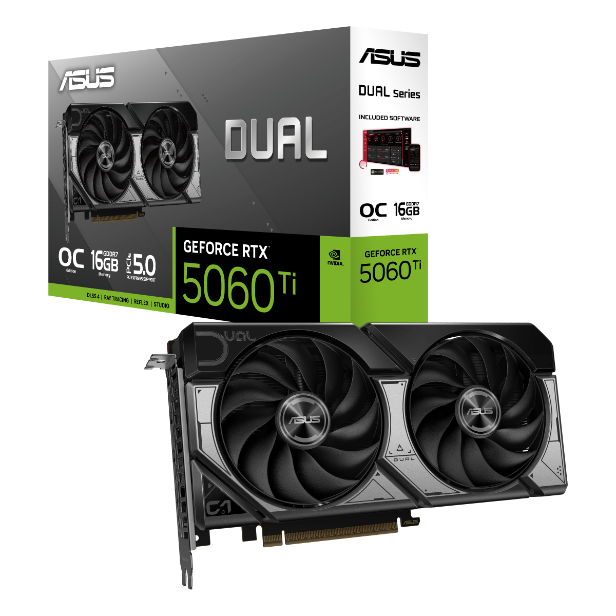 کارت گرافیک ایسوس مدل ASUS Dual GeForce RTX™ 5060 Ti 16GB GDDR7 OC