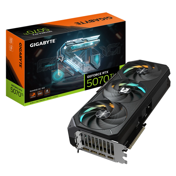 کارت گرافیک گیگابایت GeForce RTX 5070 TI GAMING OC 16GB